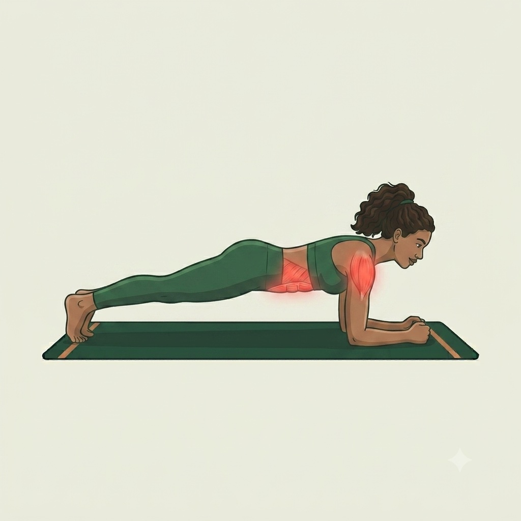 Planche sur les avant-bras